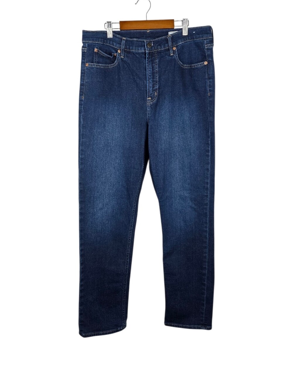 GAP Vintage Slim High Rise Denim Jeans Dark Wash Long Pants Women's Size 14L 32